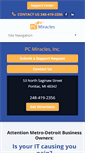 Mobile Screenshot of pcmiracles.com
